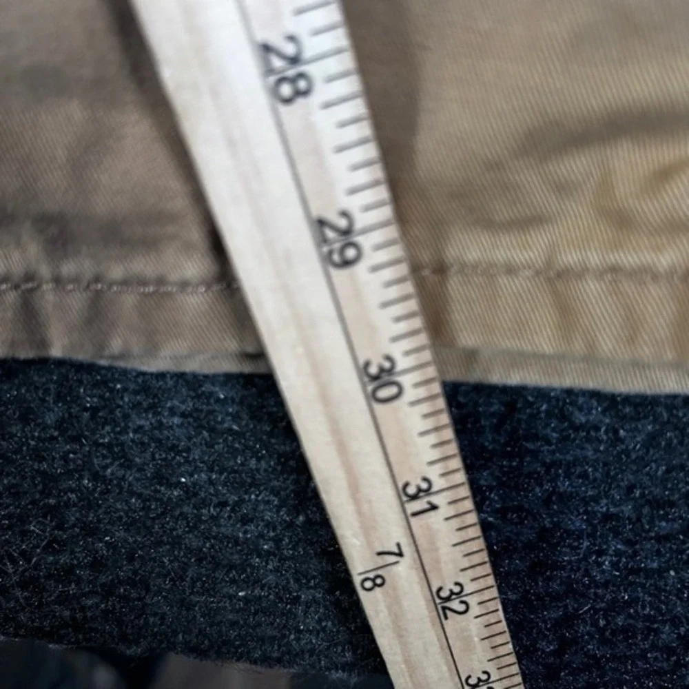Levi's 505 Regular‎ Fit Tan Khaki Canvas Pants Men Size 34x30